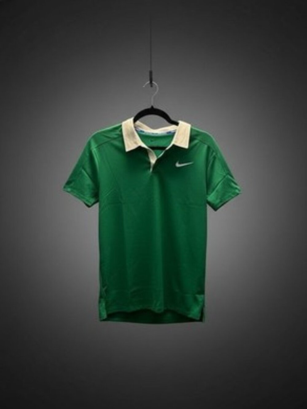 Nike Court Slam Slim Short Sleeve Dri Fit ADV Tennis Polo Green Sz S NWT 105